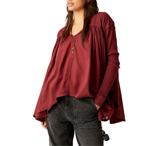 Free People Tops - Free People lyrical tunic in mulberry